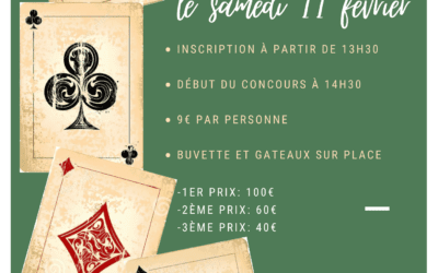 11 Février 2023: Tournoi de manille coinchée